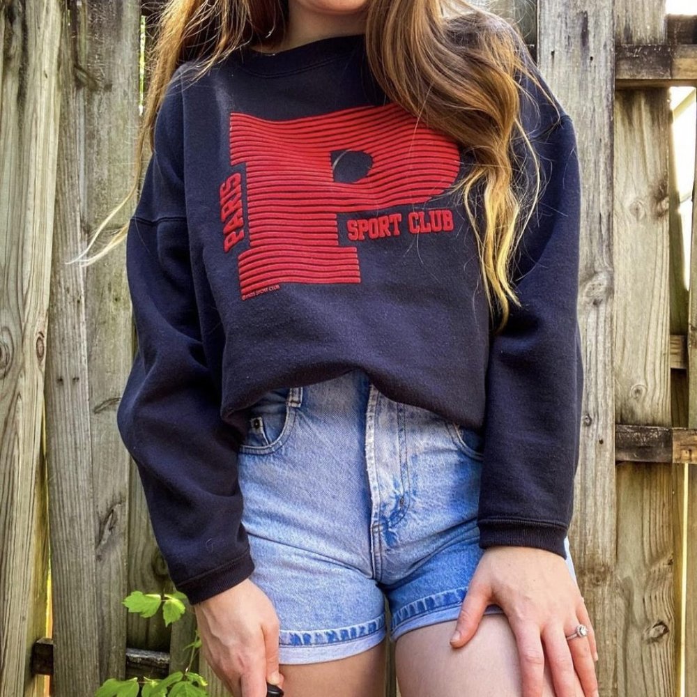 Vintage Paris Sports Club Crewneck